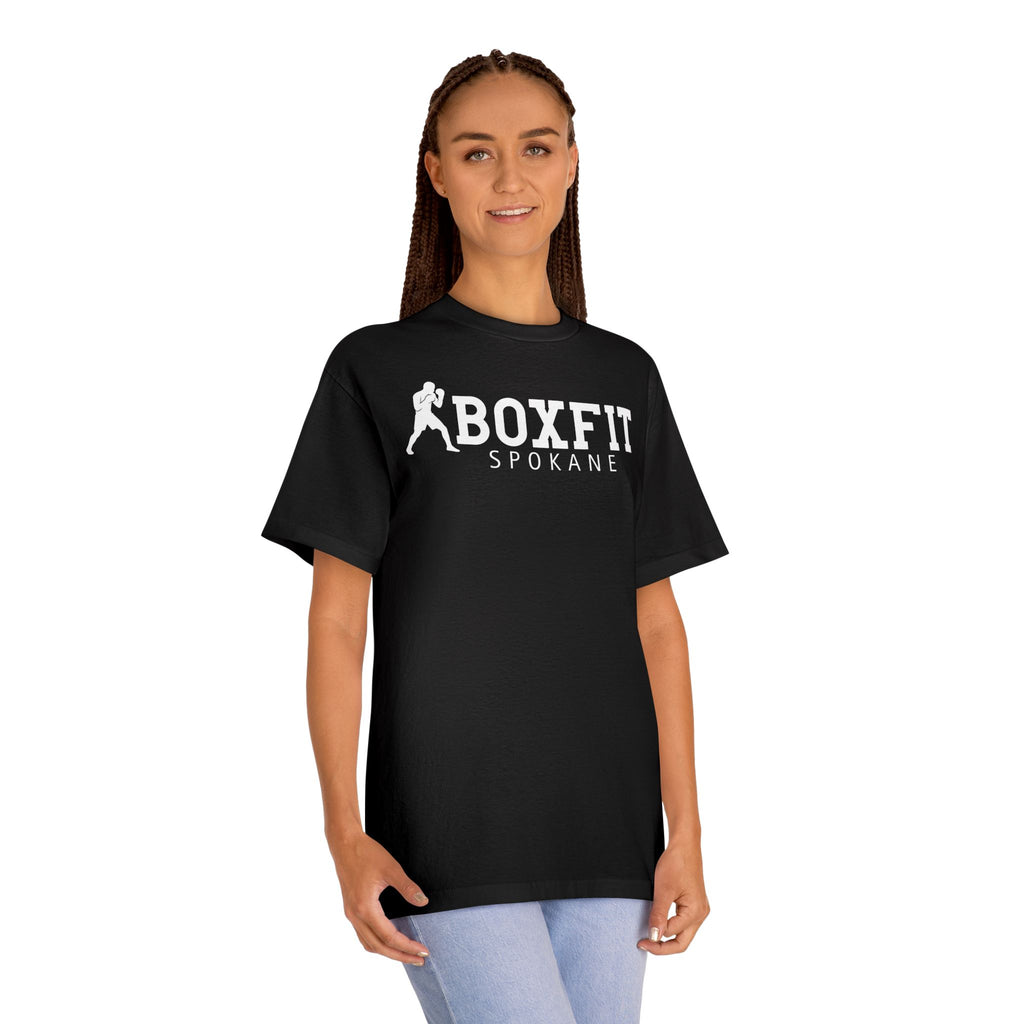 Boxfit Spokane - White Logo - Unisex Classic Tee