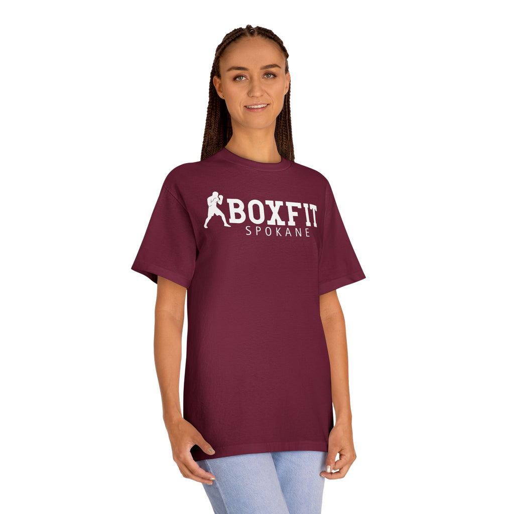 Boxfit Spokane - White Logo - Unisex Classic Tee
