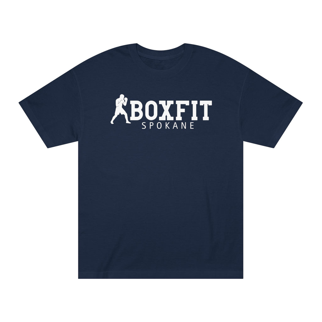 Boxfit Spokane - White Logo - Unisex Classic Tee