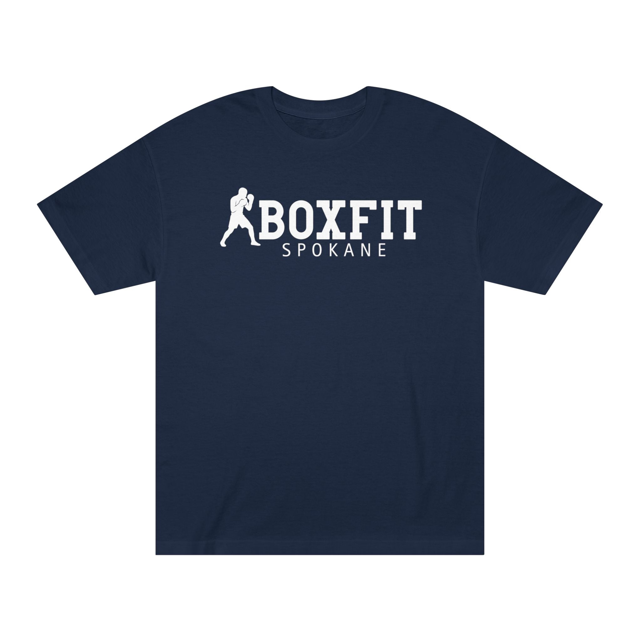 Boxfit Spokane - White Logo - Unisex Classic Tee