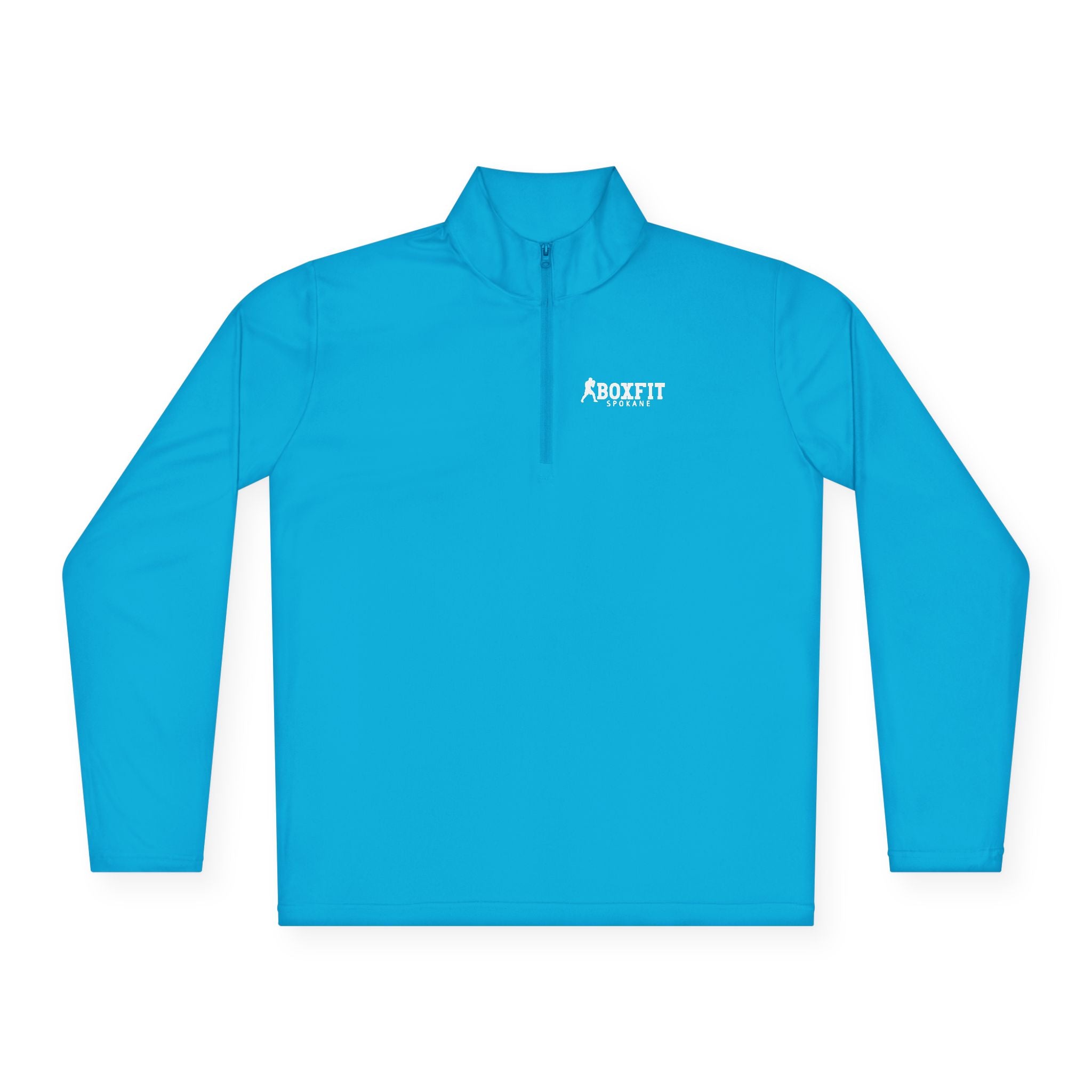 Unisex Quarter-Zip Pullover - White Lettering