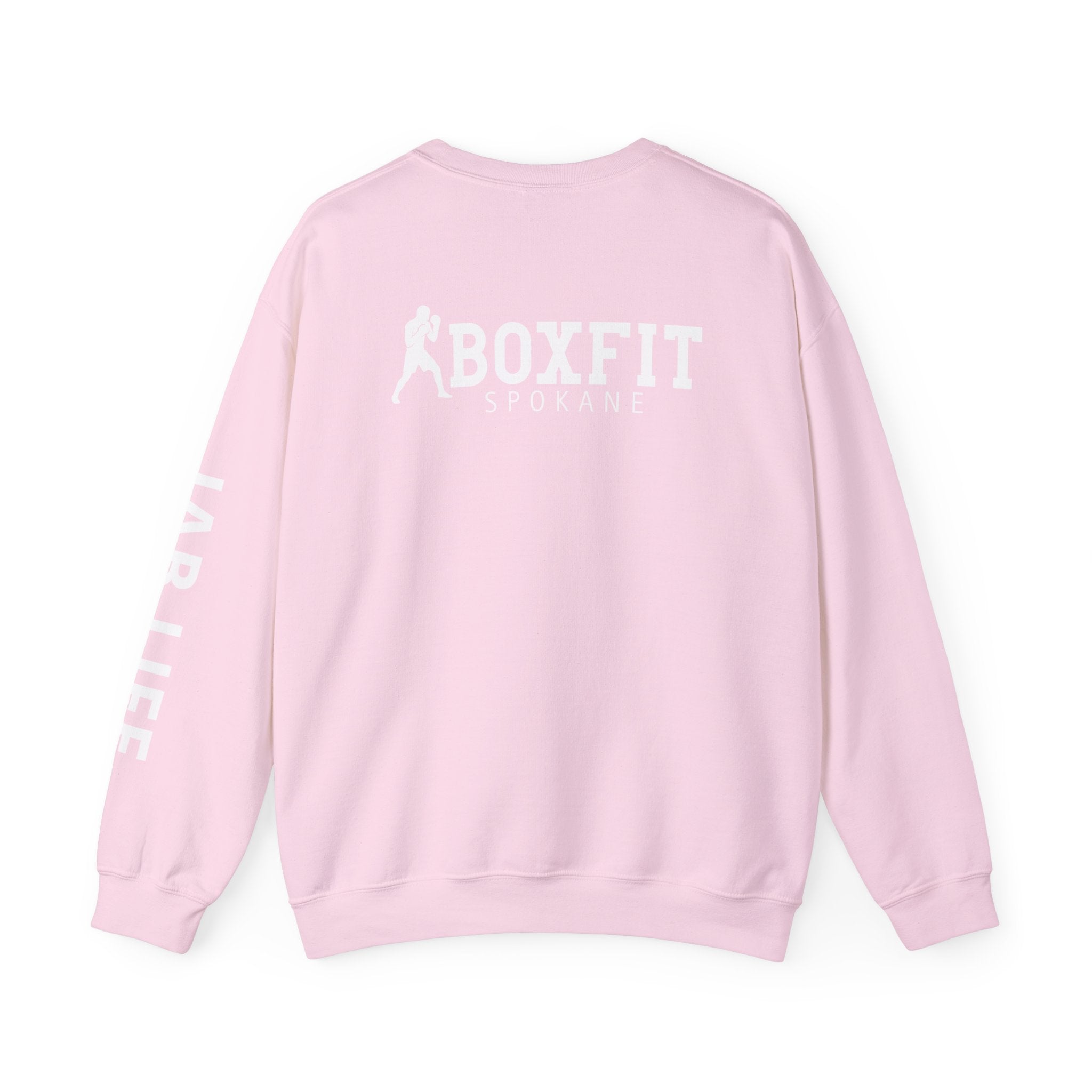 BF/Jab Life - White Lettering - Crewneck Sweatshirt