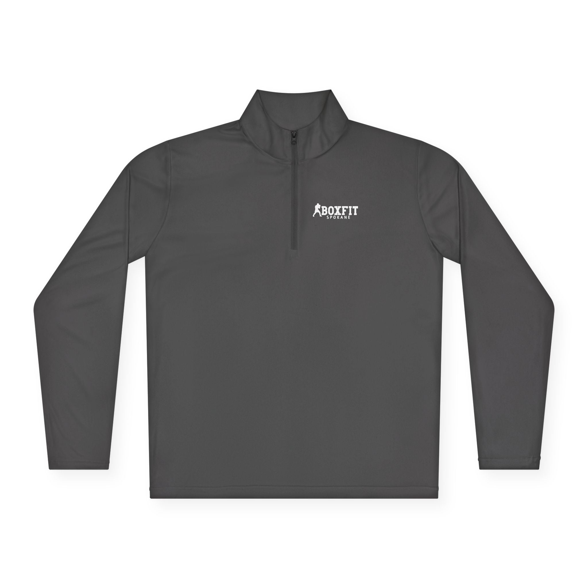 Unisex Quarter-Zip Pullover - White Lettering