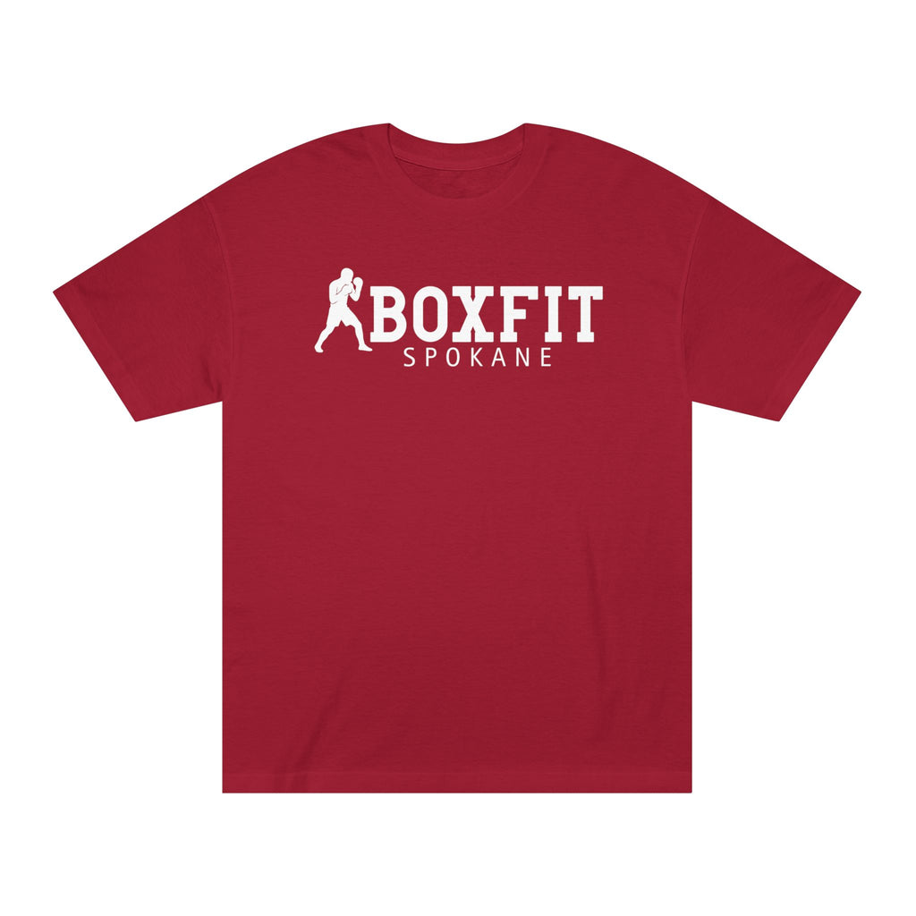 Boxfit Spokane - White Logo - Unisex Classic Tee
