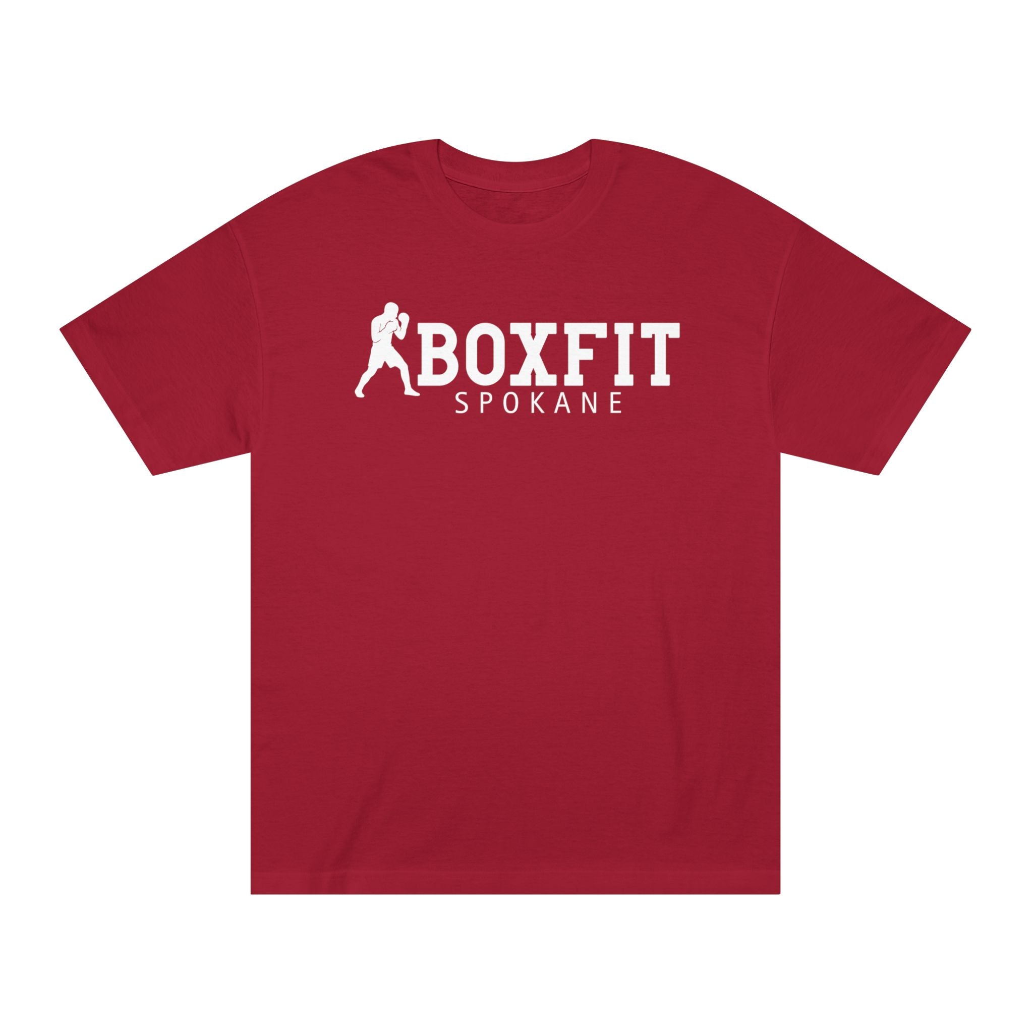 Boxfit Spokane - White Logo - Unisex Classic Tee