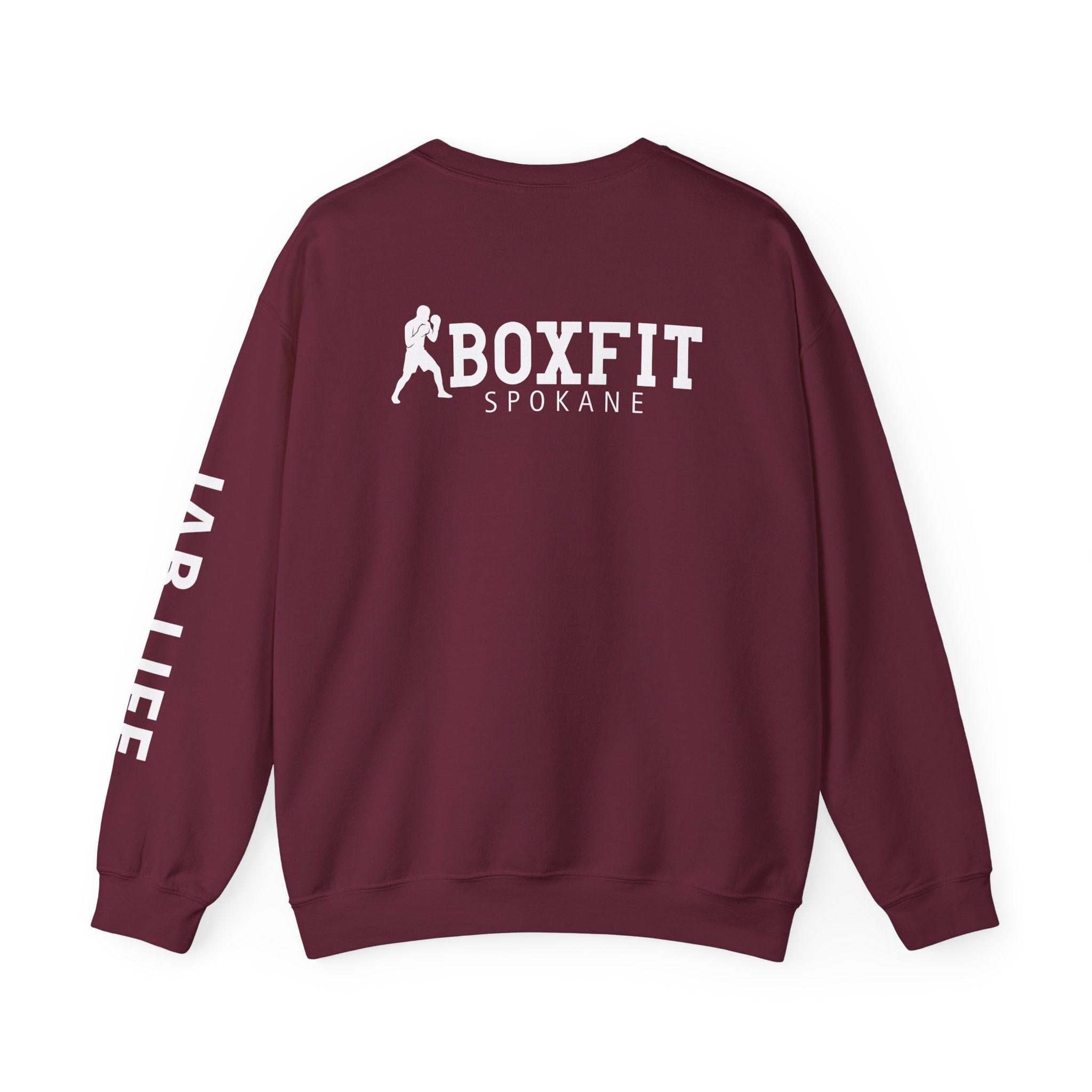 BF/Jab Life - White Lettering - Crewneck Sweatshirt