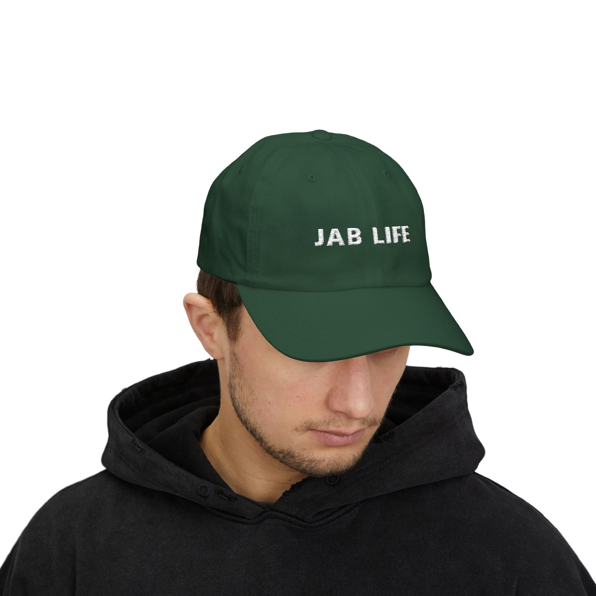 Jab Life Cap - White Lettering