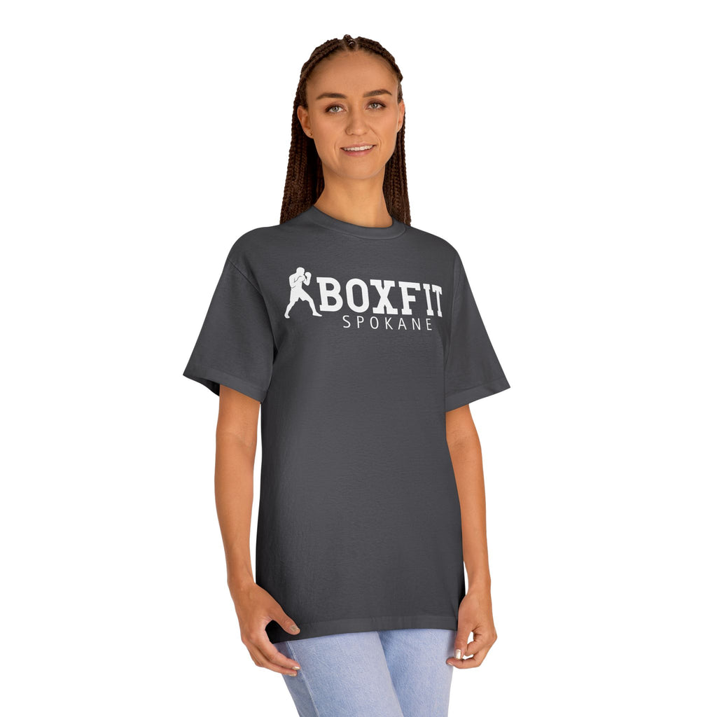 Boxfit Spokane - White Logo - Unisex Classic Tee