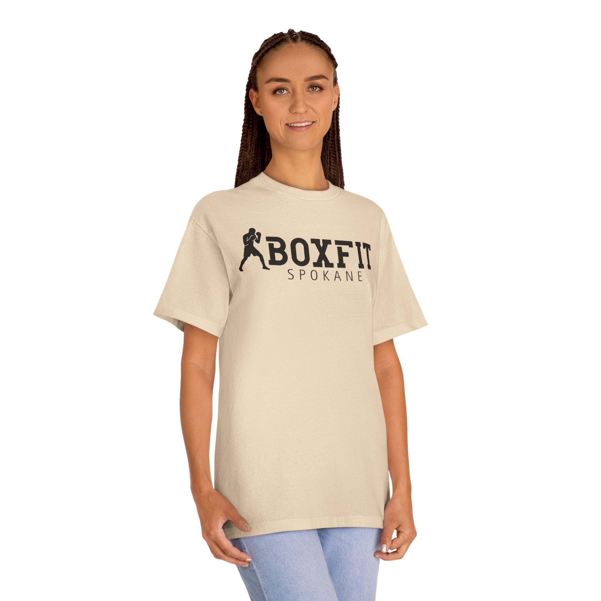 Boxfit Spokane - Black Logo - Unisex Classic Tee