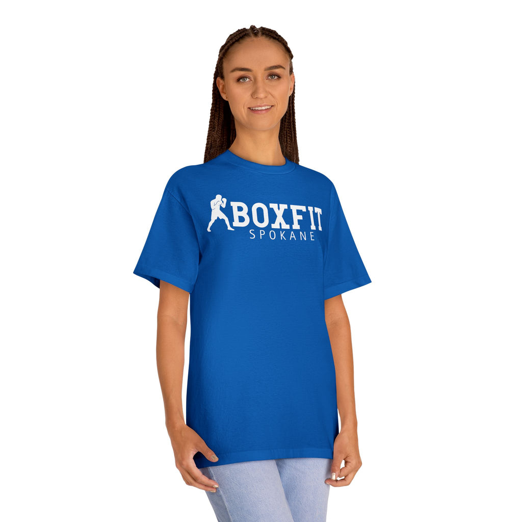 Boxfit Spokane - White Logo - Unisex Classic Tee