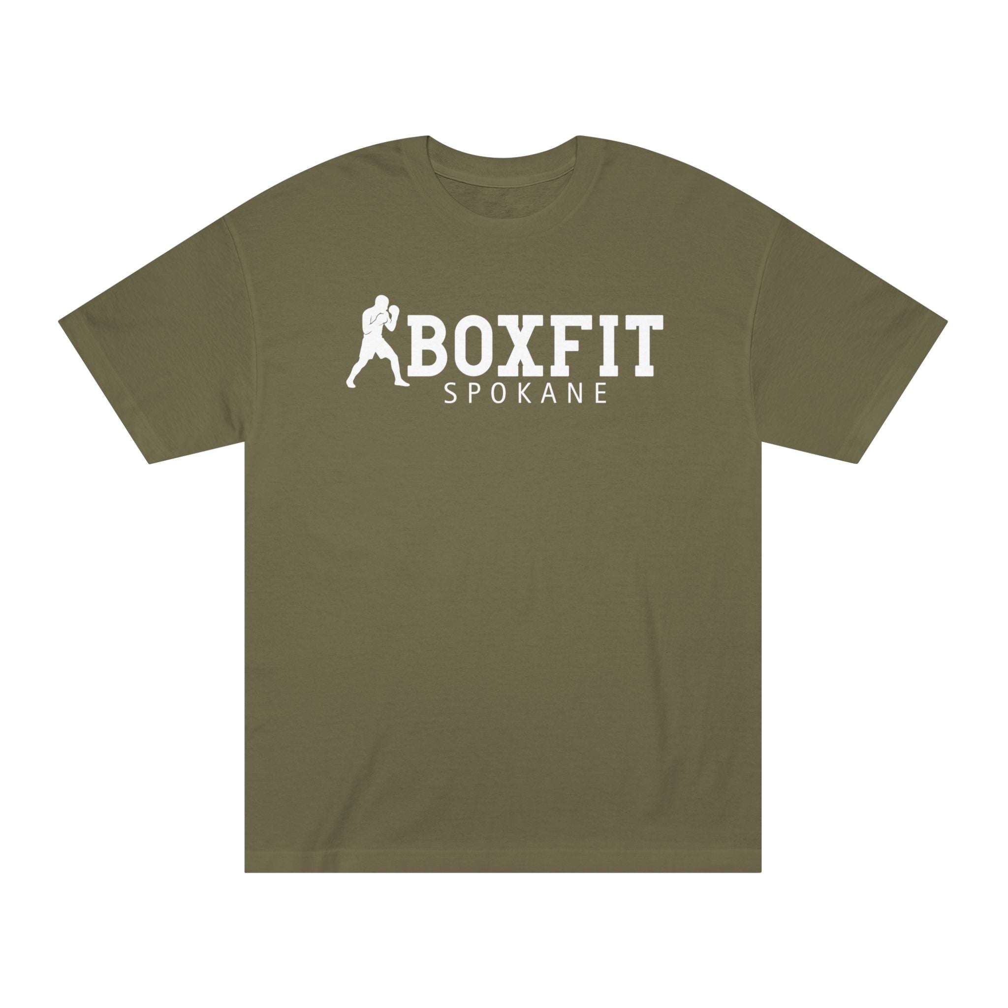 Boxfit Spokane - White Logo - Unisex Classic Tee