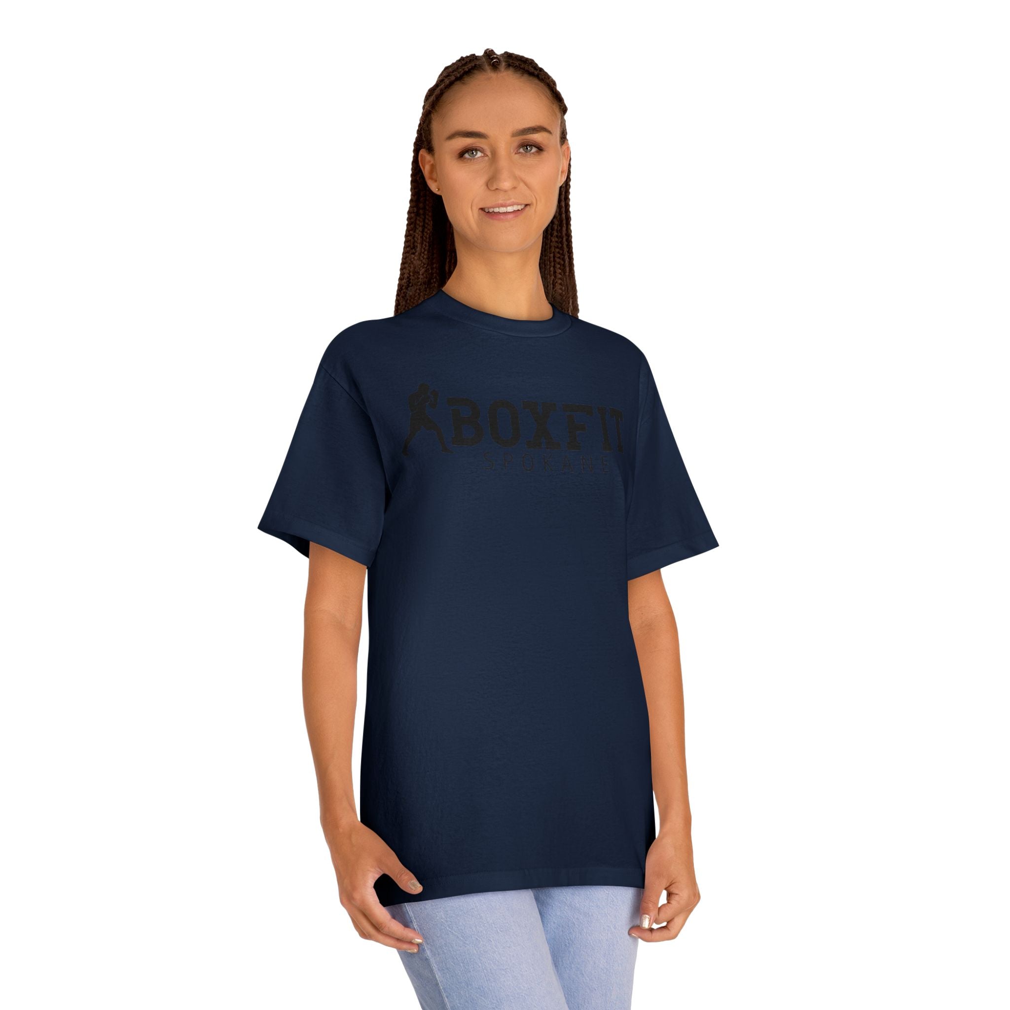 Boxfit Spokane - Black Logo - Unisex Classic Tee