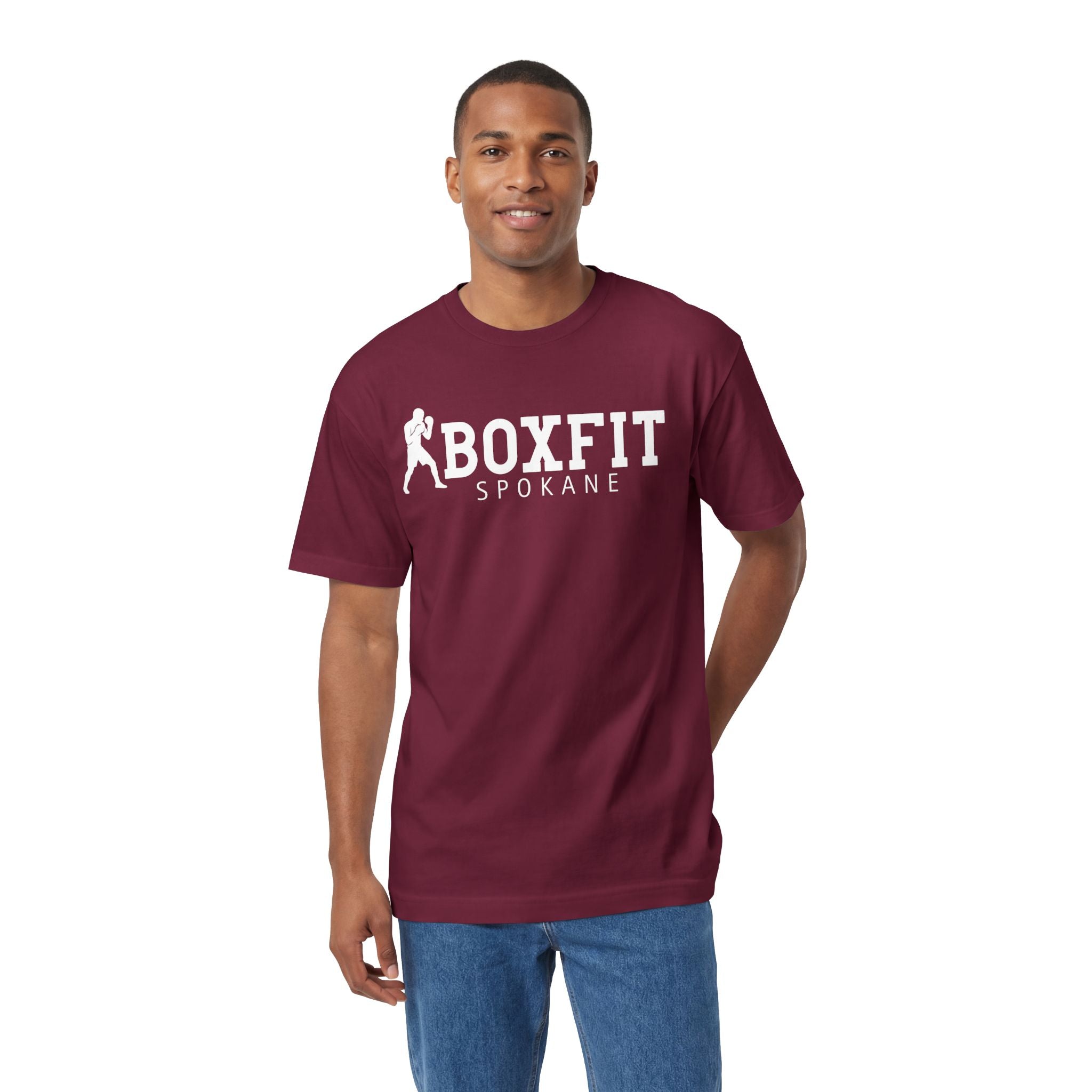 Boxfit Spokane - White Logo - Unisex Classic Tee