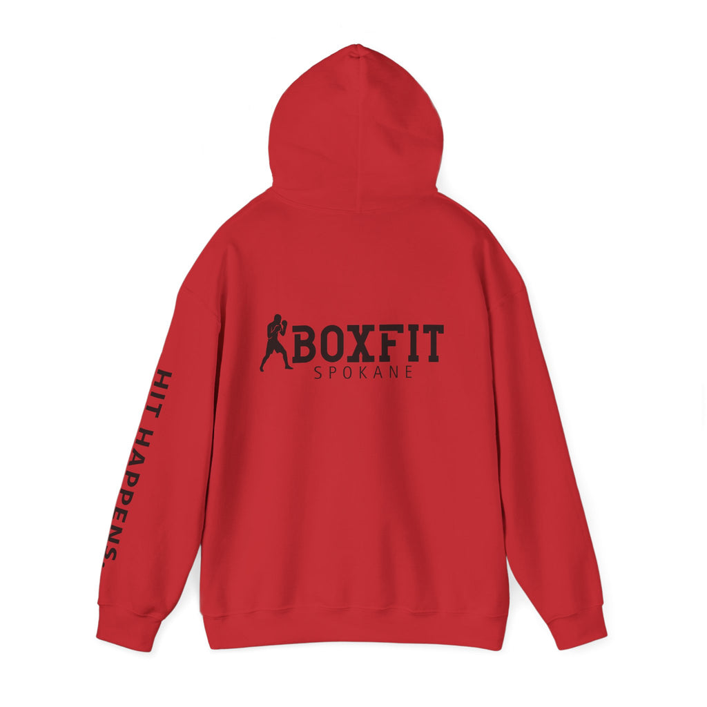 Hit Happens. Unisex Hooded Sweatshirt