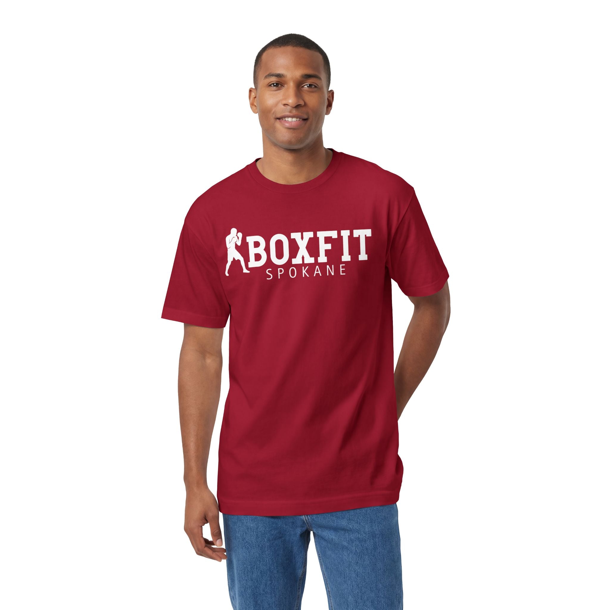 Boxfit Spokane - White Logo - Unisex Classic Tee
