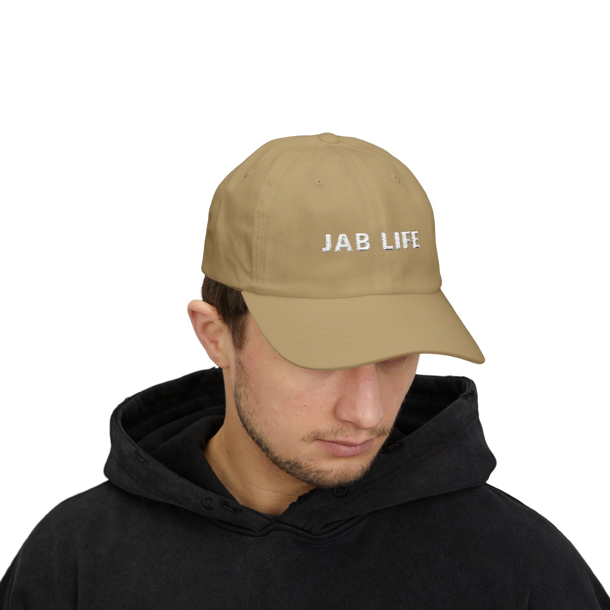 Jab Life Cap - White Lettering